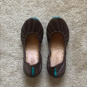 Tieks Chestnut Brown Flats